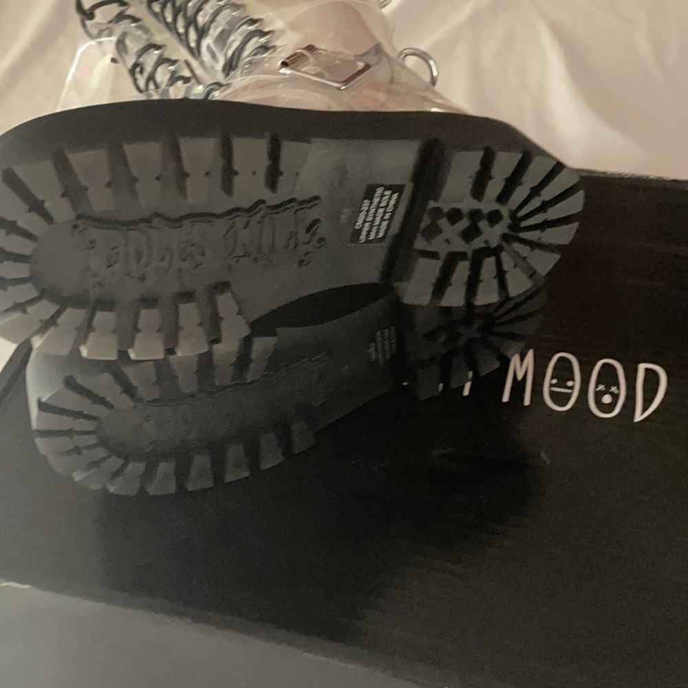 Clear combat boots - Picture 6 of 10